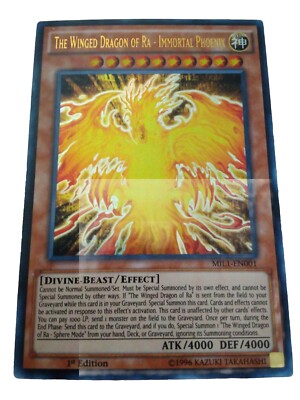 Yu-Gi-Oh! The Winged Dragon Of Ra Immortal Phoenix God Card-image
