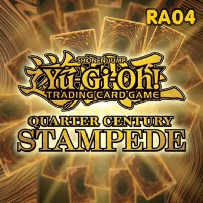 Yugioh Quarter Century Stampede Pick your Singles Plat/CR/Ulti RA04-image