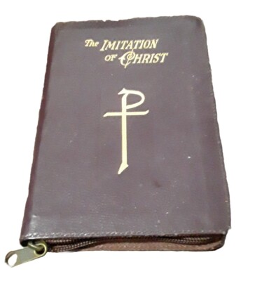The Imitation of Christ by Thomas a Kempis leather bound No 320/23! Free ship!!-image
