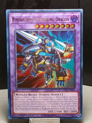 Yugioh Rindbrumm the Striking Dragon RA02-EN025 Prismatic Ultimate Rare 1st Ed-image