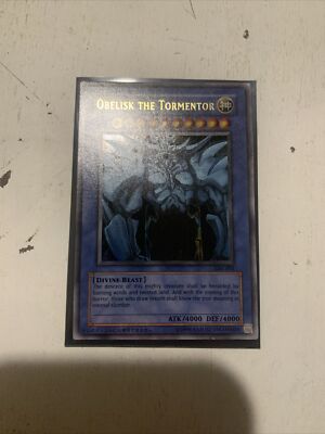 Yu-Gi-Oh! TCG Obelisk The Tormentor American God Cards Gbi-002 Limited...-image