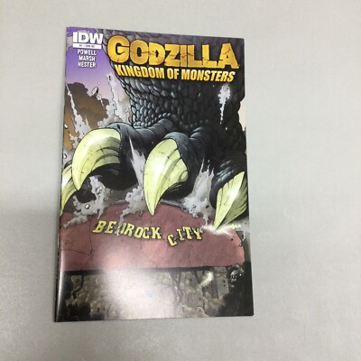 Godzilla Kingdom Of Monster #1 Bedrock City Retailer Exclusive IDW 2011 (GZ37)-image