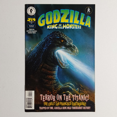 Godzilla King Of Monsters 11 VF/NM 1995 Terror On Titanic Dark Horse Comics-image