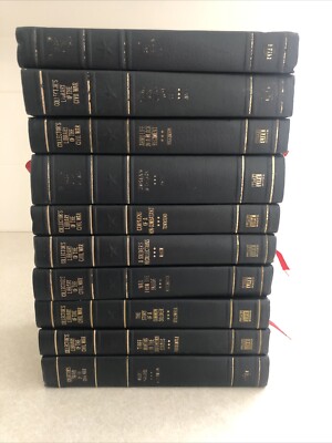 Collector's Library of the Civil War lot of 10 volumes Time-Life blue leather-image