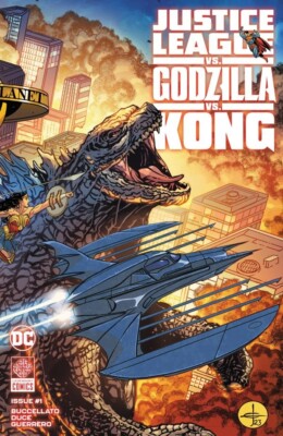 Justice League vs Godzilla vs Kong #1  NM 1A JLA Superman Wonder Woman 1st Print-image