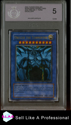 OBELISK THE TORMENTOR YUGIOH 2 2003 WORLDWIDE PROMO CARD ENGLISH PGS 5-image