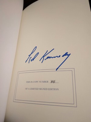 #141 of 1000! True Compass: A Memoir - Leather -Edward M Kennedy, 2 Cents onthe$-image