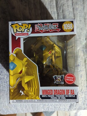Funko POP! Super: Yu-Gi-Oh! Winged Dragon of Ra Metallic 6-In Vinyl Figure-image