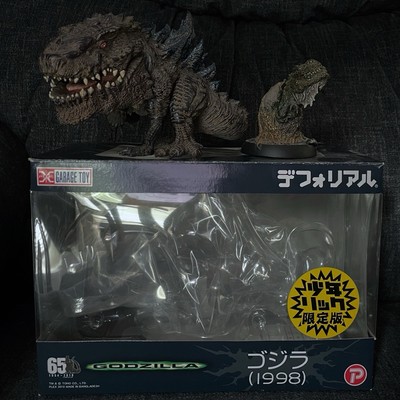 X-Plus DeFoReal Godzilla 1998 Ric-Boy Shounen Ric Edition with Baby USA Seller -image