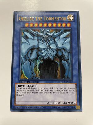 Yu-Gi-Oh! TCG Obelisk the Tormentor Yugi's Legendary Decks YGLD-ENG02 Limited...-image