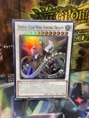 Crystal Clear Wing Synchro Dragon RA04-EN059 - Super Rare 4/11 - yugioh-image