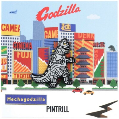 ⚡RARE⚡ PINTRILL x TOHO Tokyo MechaGodzilla Pin *BRAND NEW* GODZILLA PIN-image