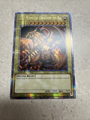The Winged Dragon of Ra (Quarter Century Secret Rare) LC01-EN003 Legendary -NM--image
