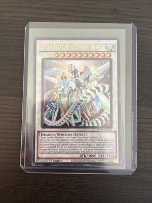 Crystal Wing Synchro Dragon RA04-EN059 In Excellent Condition ￼-image