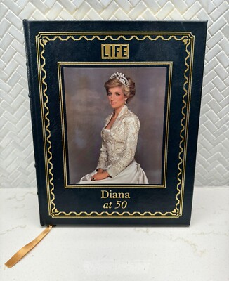 Diana at 50 Life Magazine book Easton Press Leather Bound Hardcover Great Condit-image