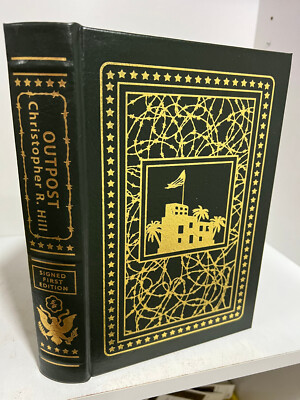 Easton Press Outpost A Memoir by Christopher Hill  SIGNED 1st Ed w/ COA-image