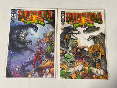 Godzilla vs. Mighty Morphin Power Rangers #1 Boom! Studios / IDW Cover A & B NM-image