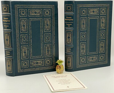 Easton Press ERNEST HEMINGWAY A Life Memoirs BIOGRAPHY Collector LIMITED Edition-image