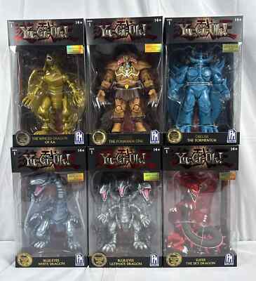 Yu-Gi-Oh PhatMojo Series 1 Set of 6 Figures New In Box Limited Edition Rare-image