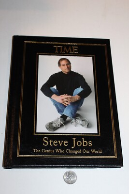 Easton Press Steve Jobs Genius who changed our World Apple History Book Leather-image