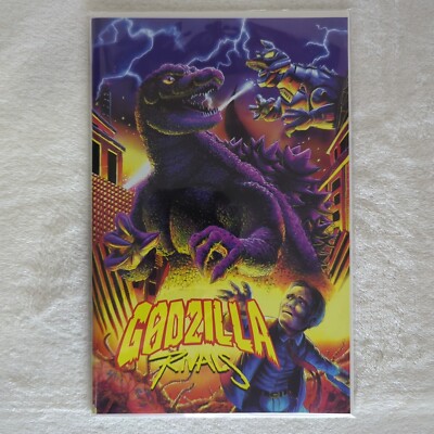 Godzilla Rivals Mothra vs Moguera Variant Poncho Trade Exclusive Cover 2024    C-image