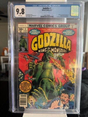Godzilla #1 (Marvel) CGC 9.8 White pages **News Stand Edition**-image