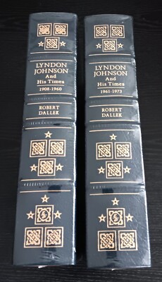 Easton Press Library of the Presidents Lyndon Johnson (2 Vols) by Robert  Dallek-image