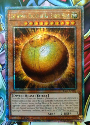 The Winged Dragon of Ra - Sphere Mode 1st Quarter Century Secret Rare RA01-EN007-image