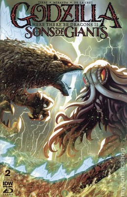 Godzilla Here There Be Dragons II Sons of Giants #2A NM 2024 Stock Image-image