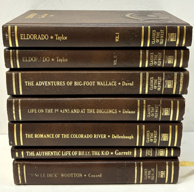Classics of the Old West Time Life Lot of 7 Hardcover Books 1981 Billy The Kid-image