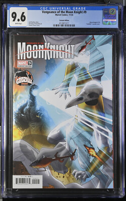 Vengeance of the Moon Knight #9 Marvel Comics 11/24 Godzilla Variant CGC 9.6-image