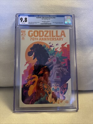 Graded 9.8 CGC Godzilla 70th Anniversary IDW Variant Cover NYCC-image