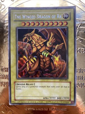 The Winged Dragon Of Ra Secret Rare Dod-001 (2)-image
