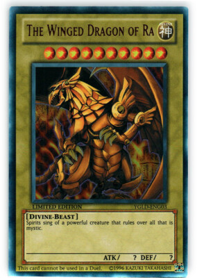 Yugioh! LP The Winged Dragon of Ra - YGLD-ENG03 - Ultra Rare - Limited Edition L-image