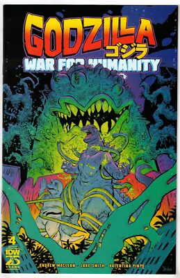 GODZILLA WAR FOR HUMANITY #4- 1:25 KYLE STRAHM VARIANT- IDW-image