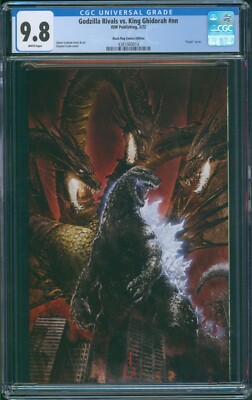 Godzilla Rivals Vs. King Ghidorah Black Flag Crain Virgin Variant CGC 9.8-image