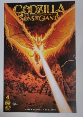 GODZILLA: HTBD II-SONS OF GIANTS #4 10/2024 VF+ VARIANT B IDW PUBLISHING-image