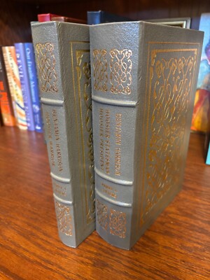 Benjamin Harrison.  Harry Sievers. 2 Volumes  Easton Press 1989  Leather w Notes-image