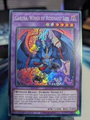 YuGiOh! Garura, Wings of Resonant Life RA02-EN024 Secret Rare 1st Ed-image