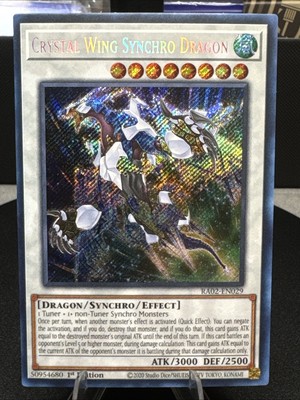 Crystal Wing Synchro Dragon (Secret Rare) RA02-EN029 25th Ann. RC II 1st E.-image