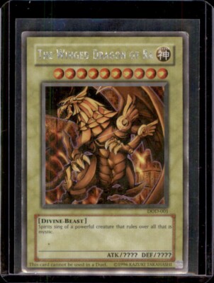 The Winged Dragon of Ra DOD-001 Prismatic Secret Rare Yu-Gi-Oh! XBOX Promo - DM-image