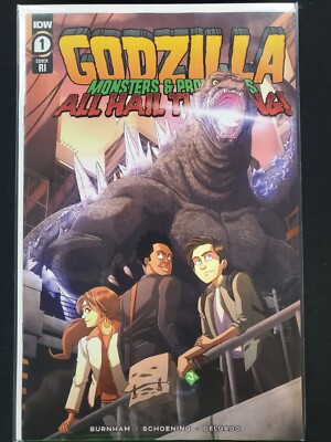 Godzilla Monsters & Protectors All Hail the King #1 1:10 Variant IDW VF/NM Comic-image