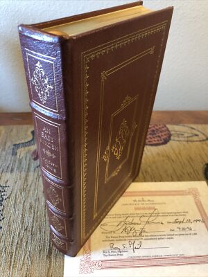 Easton Press AN EASY BURDEN by ANDREW YOUNG ~ SIGNED FIRST EDITION COA Near Mint-image