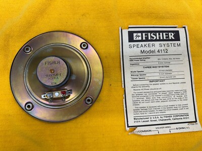 FISHER VTG Model SB80541-1 OEM 5” Midrange Driver Speaker From Model 4112 OTHERS-image