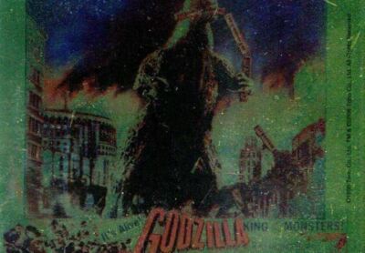 GODZILLA: KING OF THE MONSTERS Puzzle Chase Card Chewing Train Cars-image