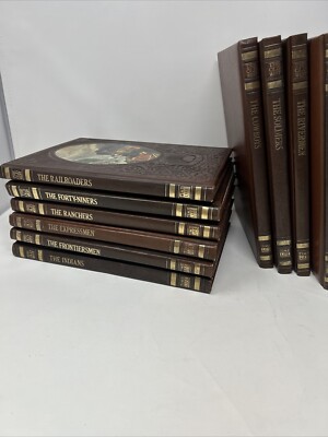 Time Life THE OLD WEST 10 Volumes Good Condition 1978-image