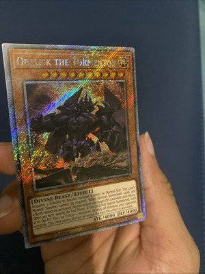 Yugioh! Obelisk the Tormentor - RA03-EN230 - Platinum Secret Rare - 1st Edition -image