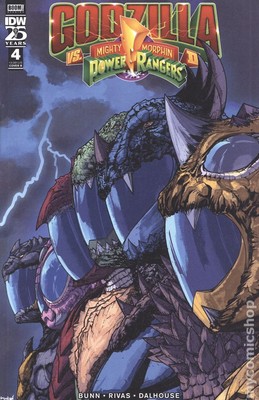 Godzilla vs. the Mighty Morphin Power Rangers II #4B VF 2024 Stock Image-image