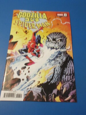 Godzilla vs Spider-man #1 Campana E variant NM Gem Wow-image