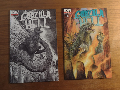 GODZILLA IN HELL # 1 3RD PRINT & # 2 3RD PRINT IDW COMICS 2015 NM-image